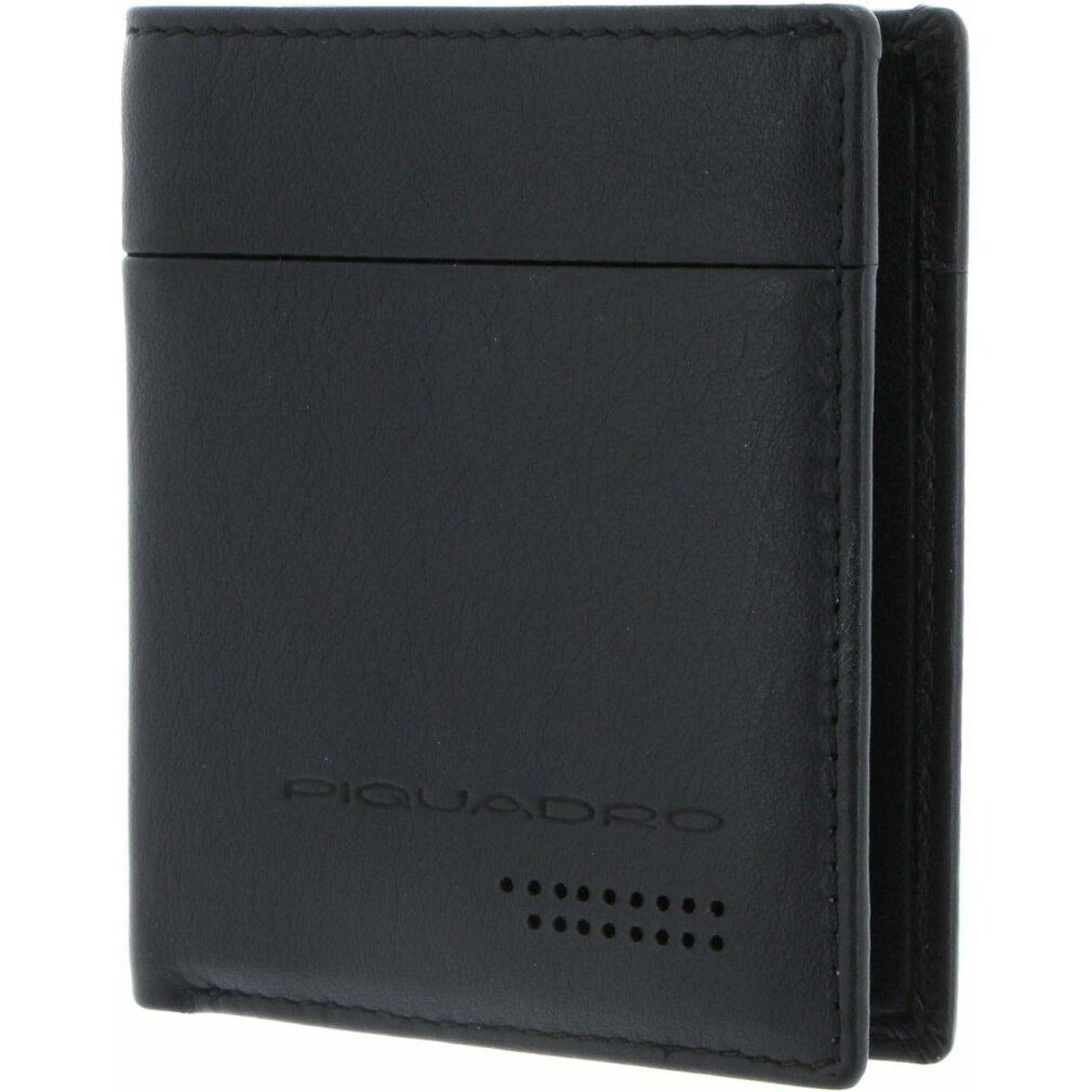 Piquadro Herren Schwarz Credit Card Holder With Rfid Anti-Fraud Protection