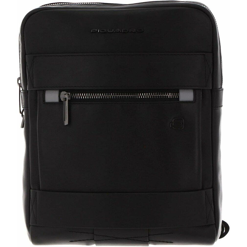 Piquadro Damen Schwarz Ipad® Crossbody 42021190 - Beauty Case, Pouch In Leather