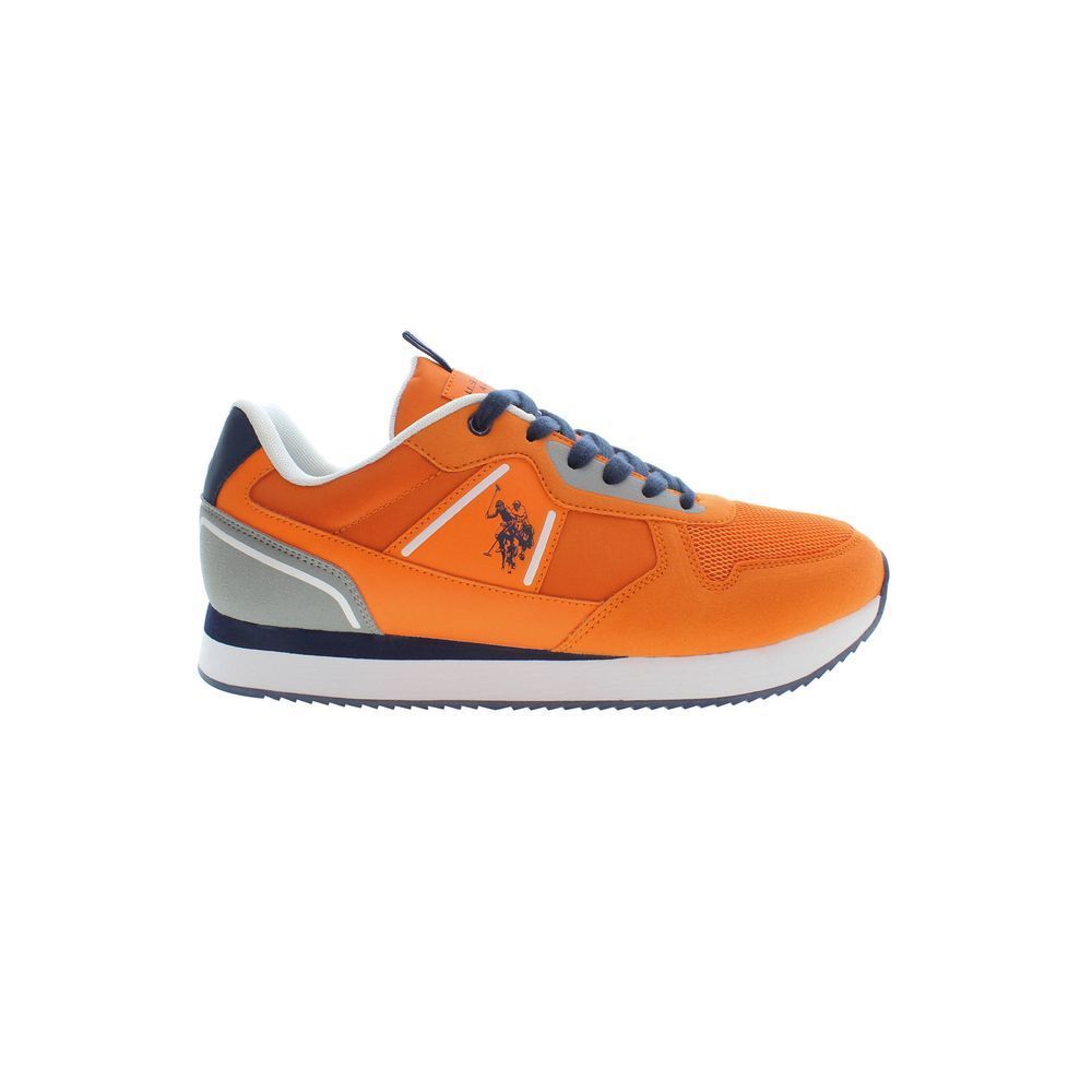 U.s. Polo Assn. Herren Orange Polyester Men Sneaker