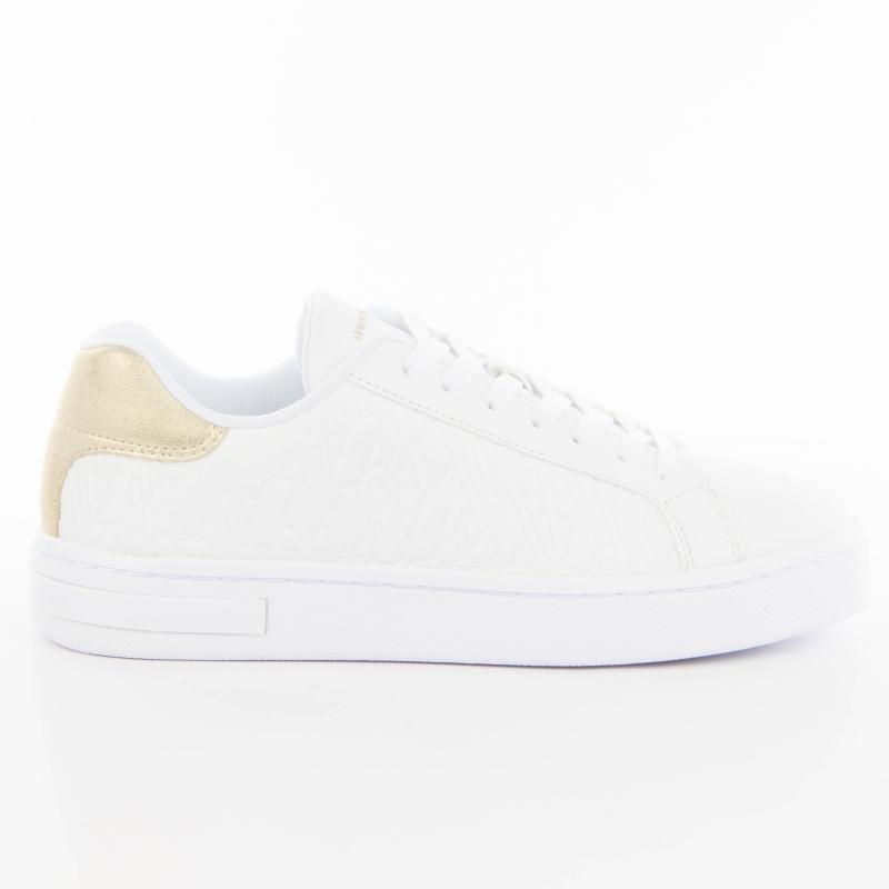 Armani Damen Weiss Sneaker Weiß Lifestyle