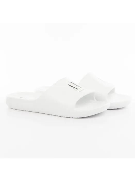 Armani Herren Weiss Claquette Weiß Ax Eagle