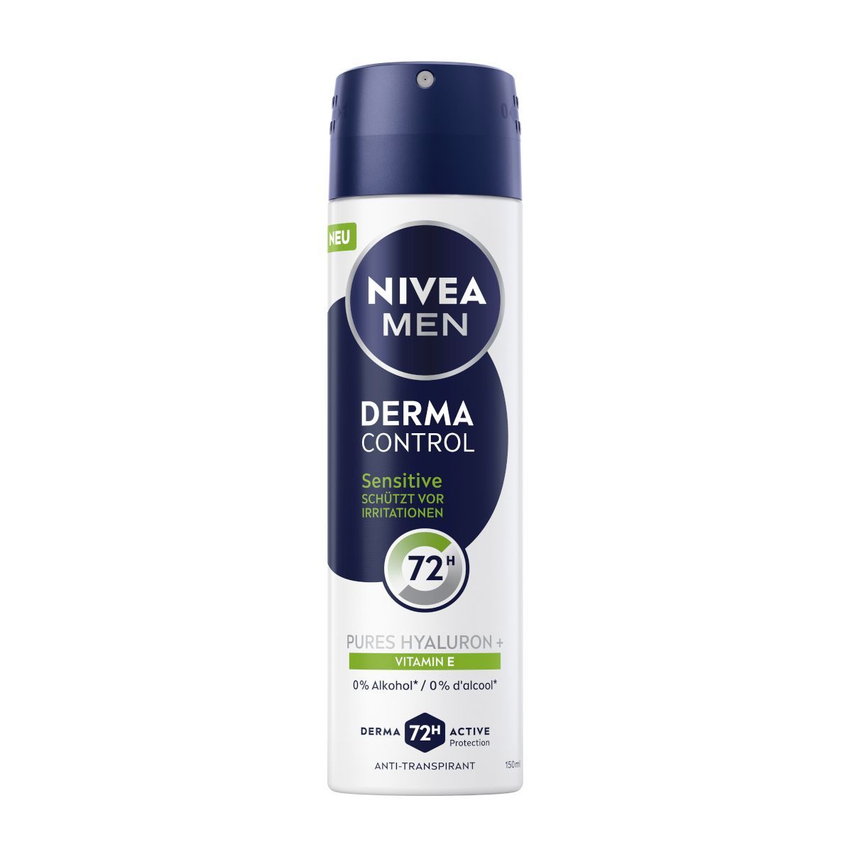 Beiersdorf Ag Nivea Men Deo Spray Derma Control Sensitive 72H Packung 150Ml