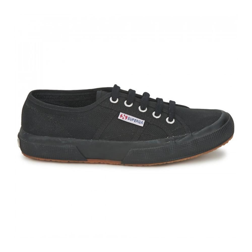 Superga Unisex Sneakers Schwarze Baumwoll-Canvas