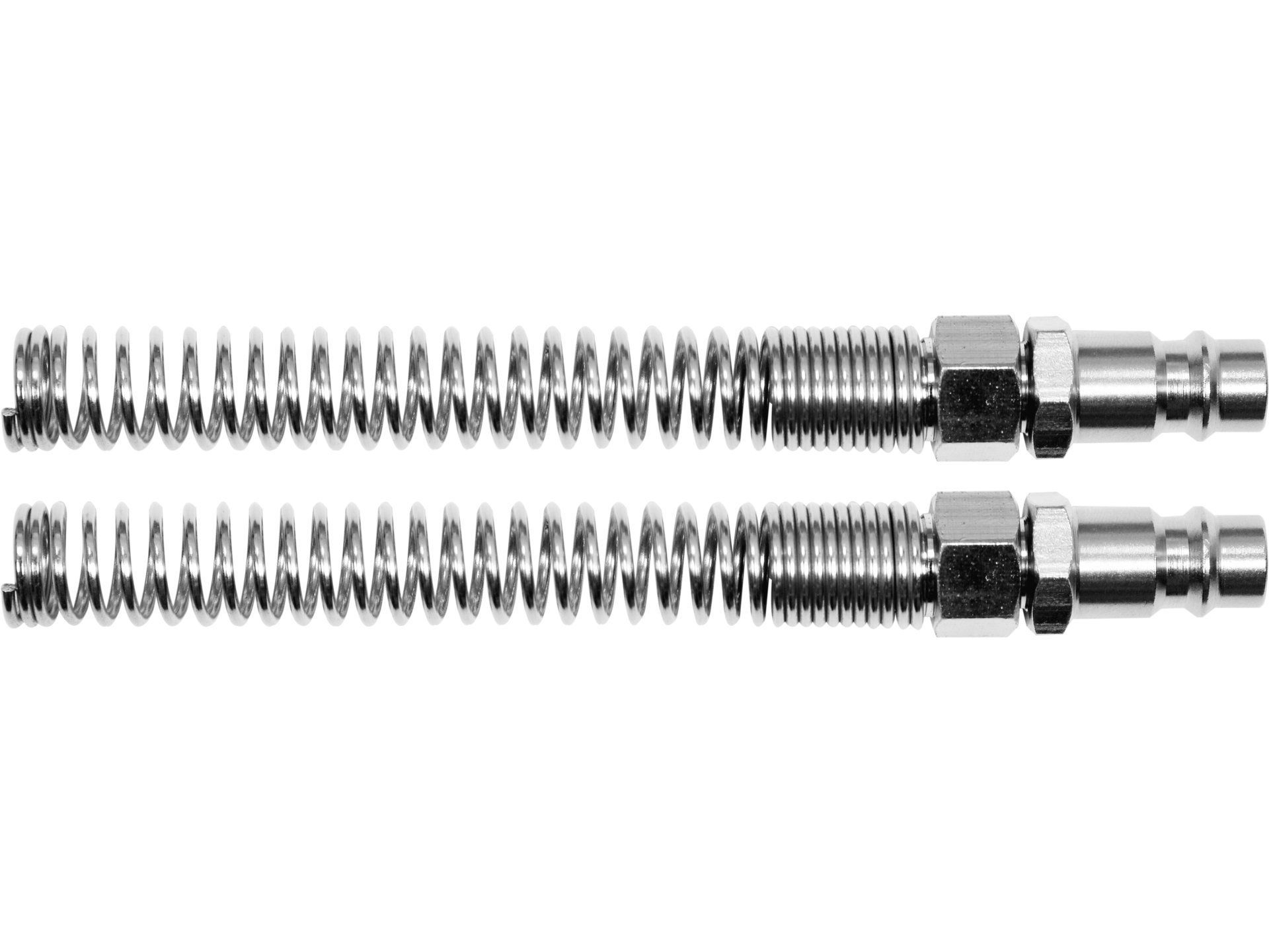 Stahl-Schnellkupplungen männlich für Schlauch 5x8 mm, 2 Stück