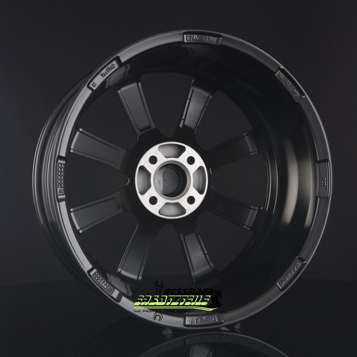 4x Dezent TN black 6.5x16 ET45 - LK4/100 ML60.1 Felge Alu