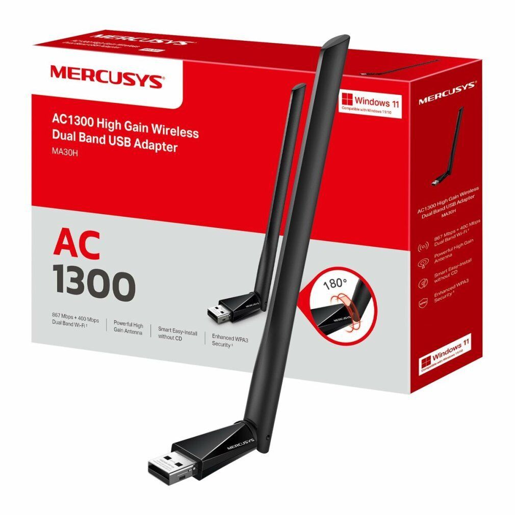 Mercusys USB Wi-Fi Adapter MA30H (AC1300/USB Adapter)