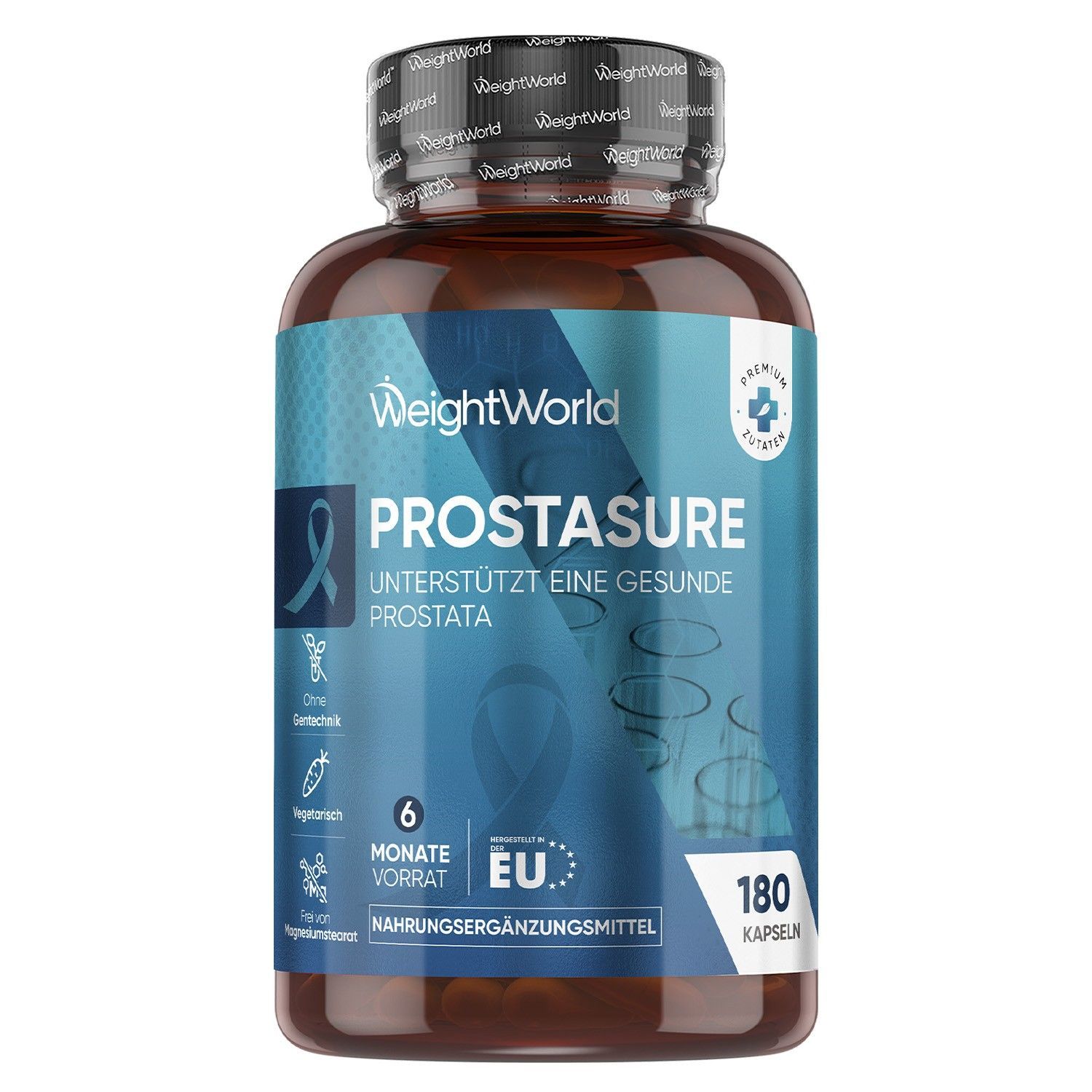 Weightworld Prostata Komplex Kapseln - 180 Stück- 6 Monate Vorrat - Von