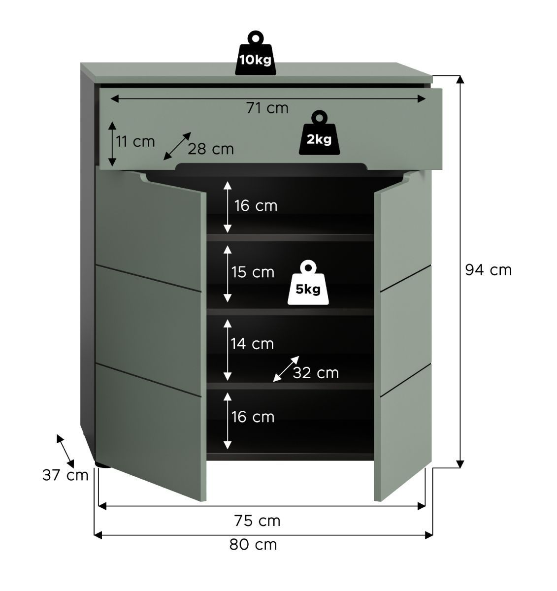 HOMCOM Schuhschrank, Hochwertige Konstruktion Und Material Online