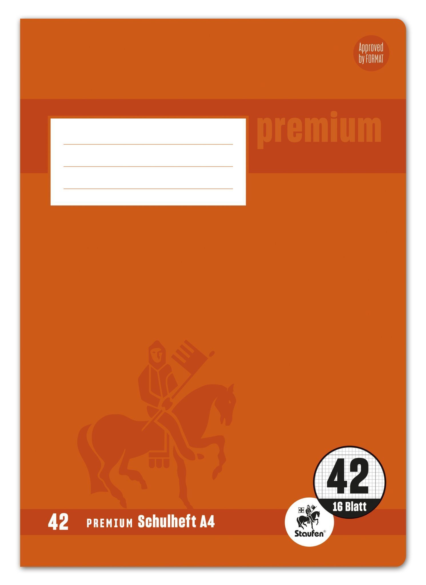 Staufen® 734010342 Heft Premium LIN 42 - A4, 16 Blatt, 90 g/qm, kariert ...