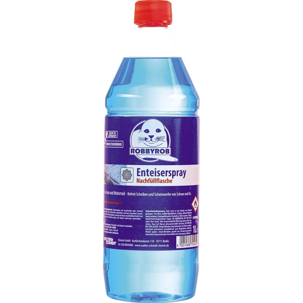 Walter Schmidt Chemie Gmbh Robbyrob Enteiserspray 8601000000 Nachfüllflasche 1L