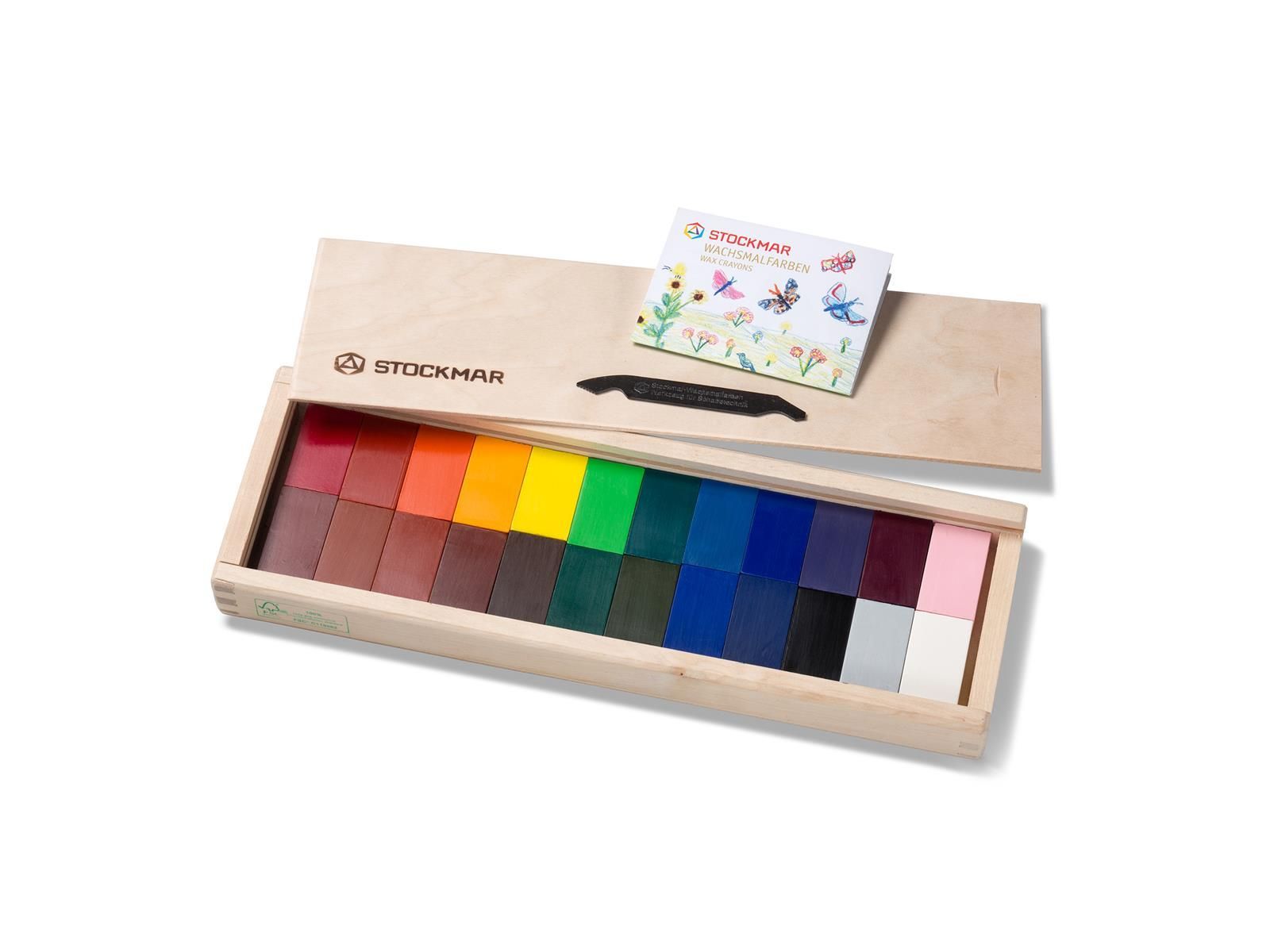 Stockmar Holzkassette 24 Blöcke kaufen bei Hood de