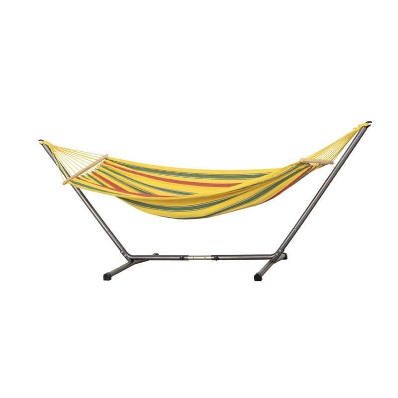 Amazonas Gelb/Grün/Rot Jet Set Hängematte Inkl. Gestell Wetterfest Uv-Beständig
