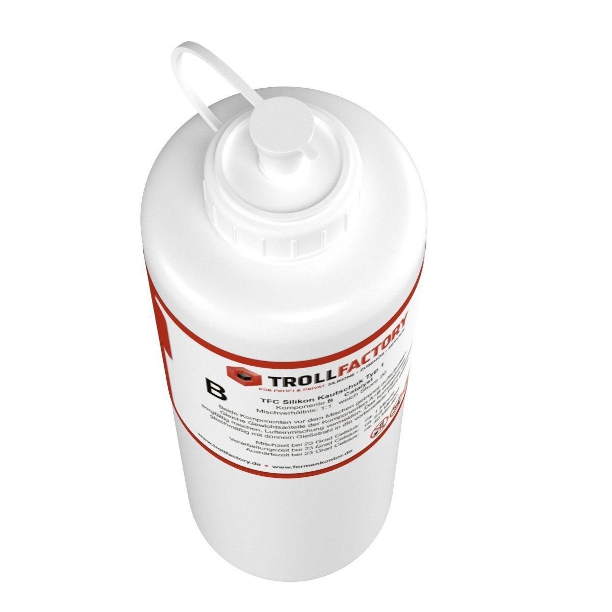 Wagnersil 21 NO Abformsilikon – 1 Kg, 1:1 Mischverhältnis, Für Silikonformen & DIY