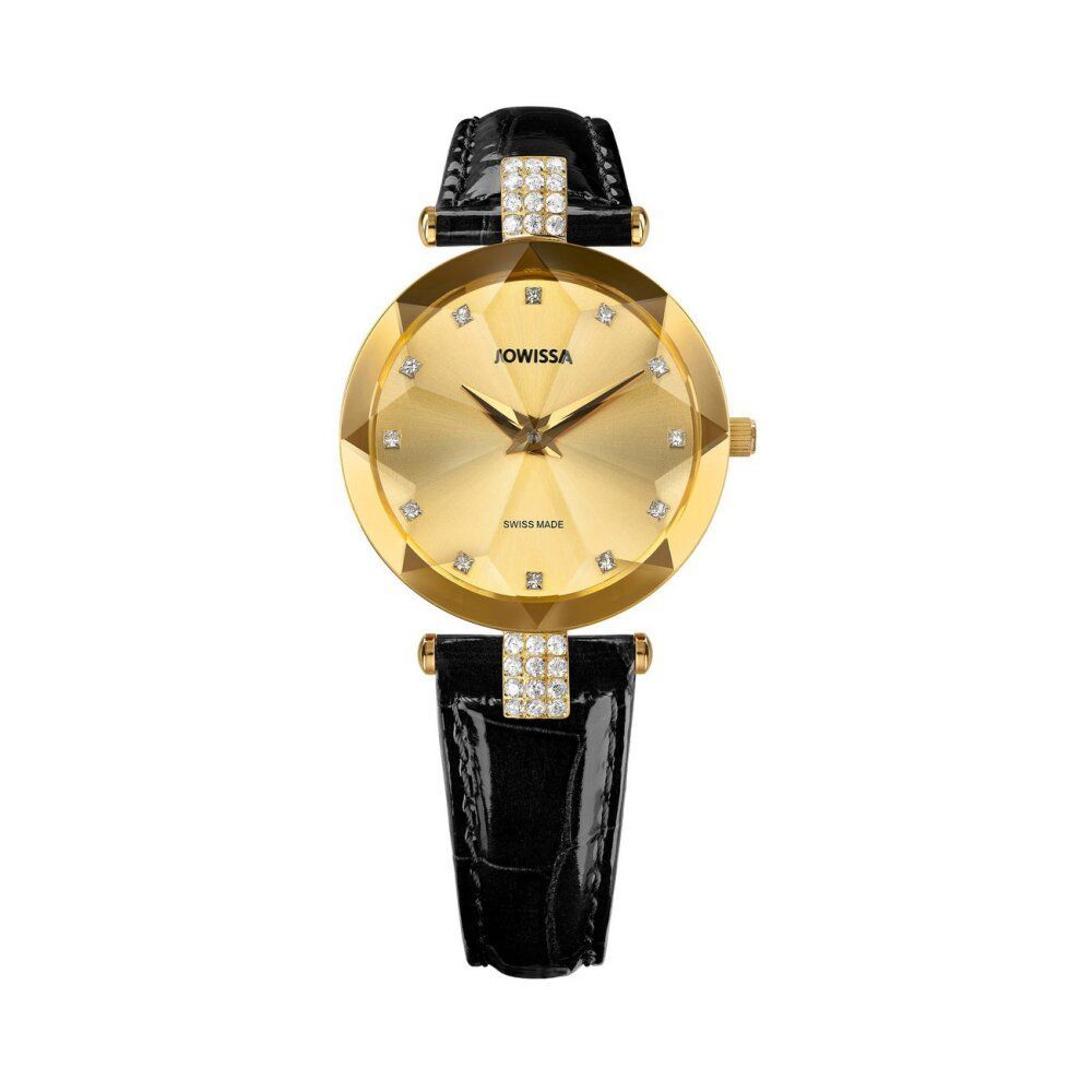 Facet Strass Swiss Ladies Watch J5.615.M