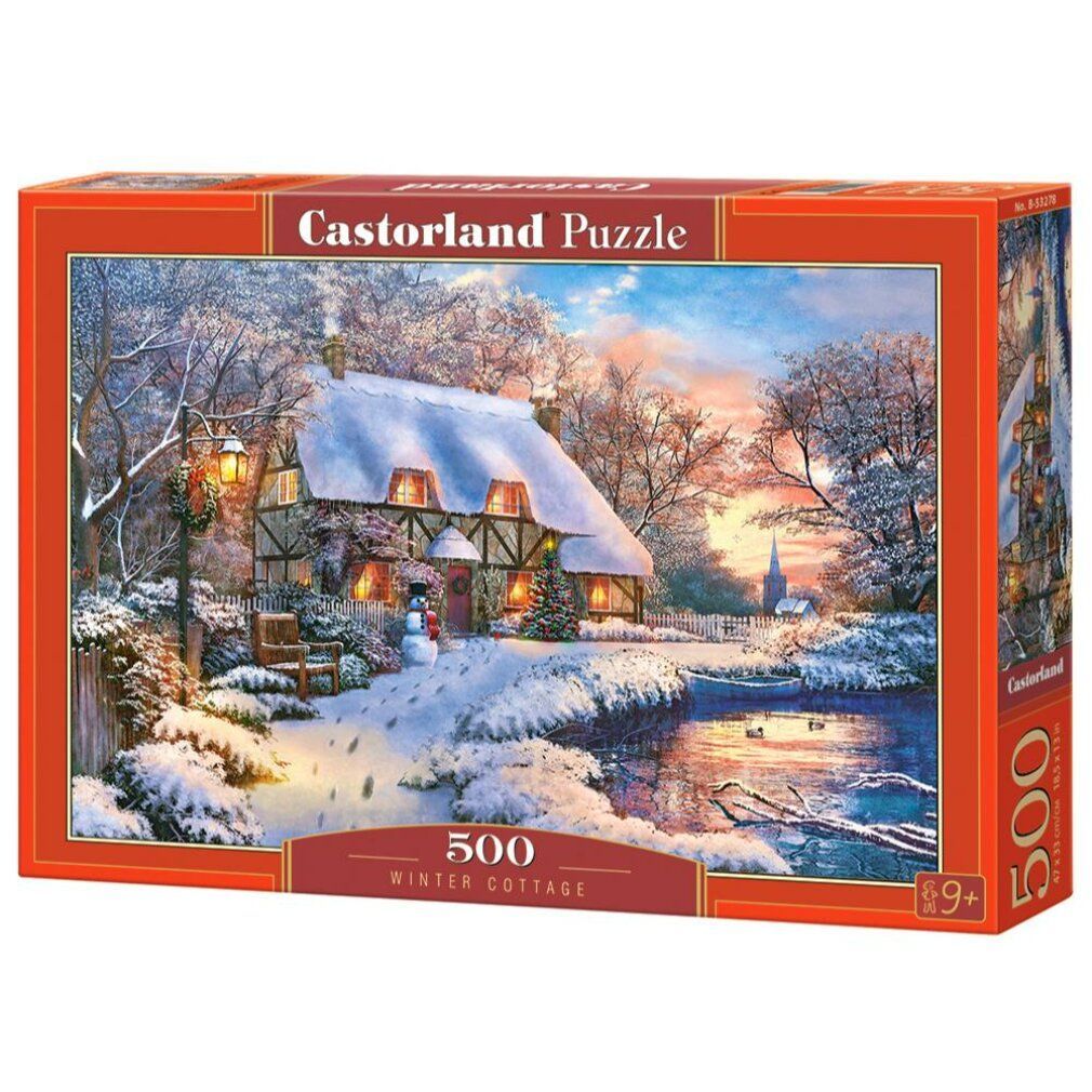CALVENDO Puzzle „Winter An Der Warnow“ 1000 Teile – 64 X 48 Cm, Foto-Puzzle