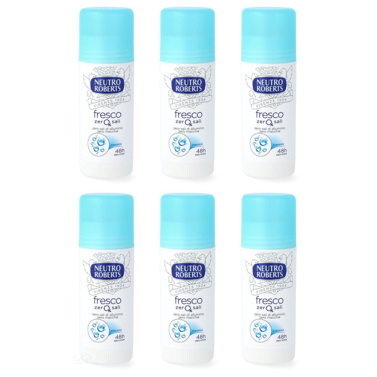 Neutro Roberts - Manetti & Roberts Neutro Roberts Fresco Blue Deostick 6X 40Ml Antibakteriell Ohne Aluminiumsalze