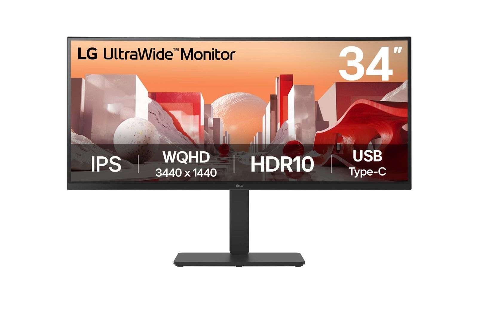 Lg Electronics Lg 34" 34Ba75qe-B Curved Uwqhd Ips Hdmi Dp Usbc 3440X1440