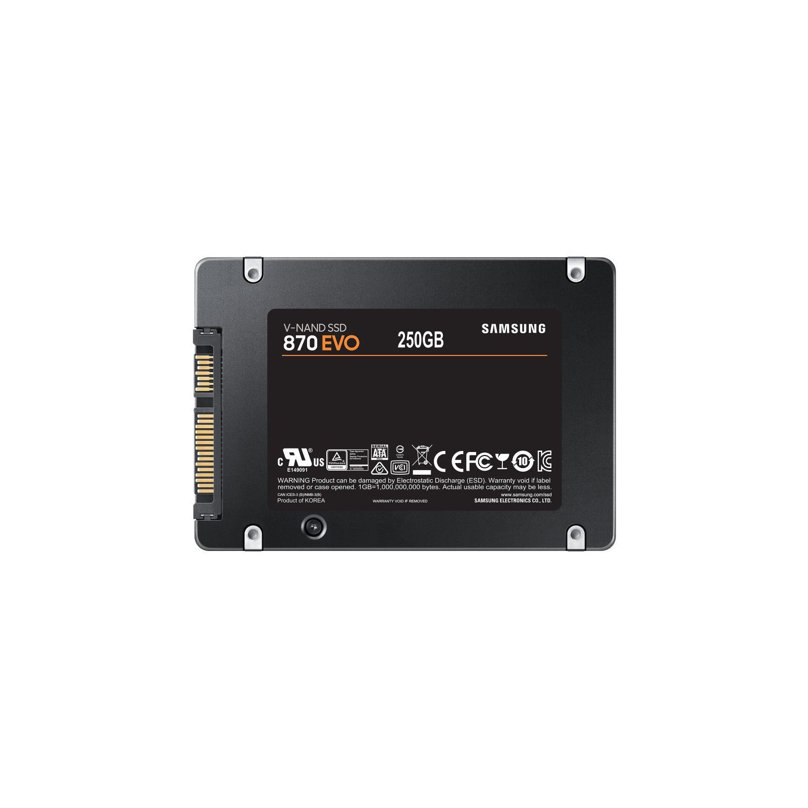 Samsung 870 Evo 250Gb Ssd Sata 6Gb/S 2.5"