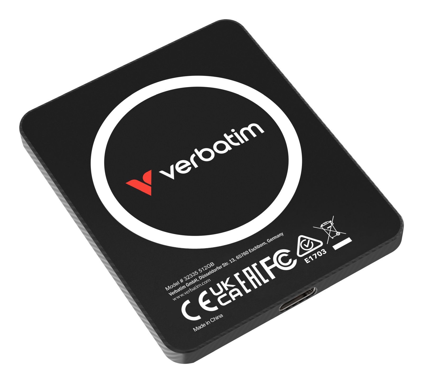 SSD 512GB Verbatim SnapBack Ultra Slim SSD 512GB black