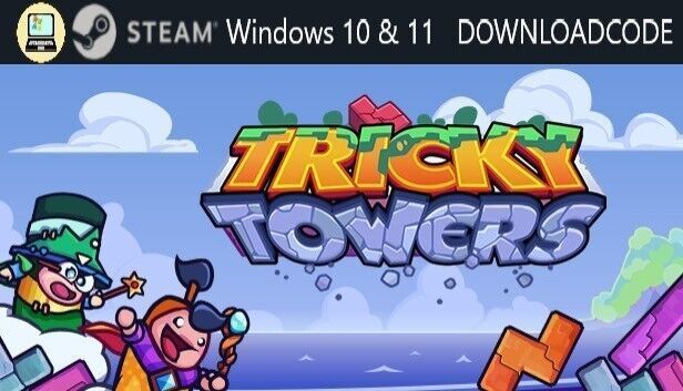 NEU PC Computer Spiel Tricky Towers für Windows 10 11 STEAM Download ...