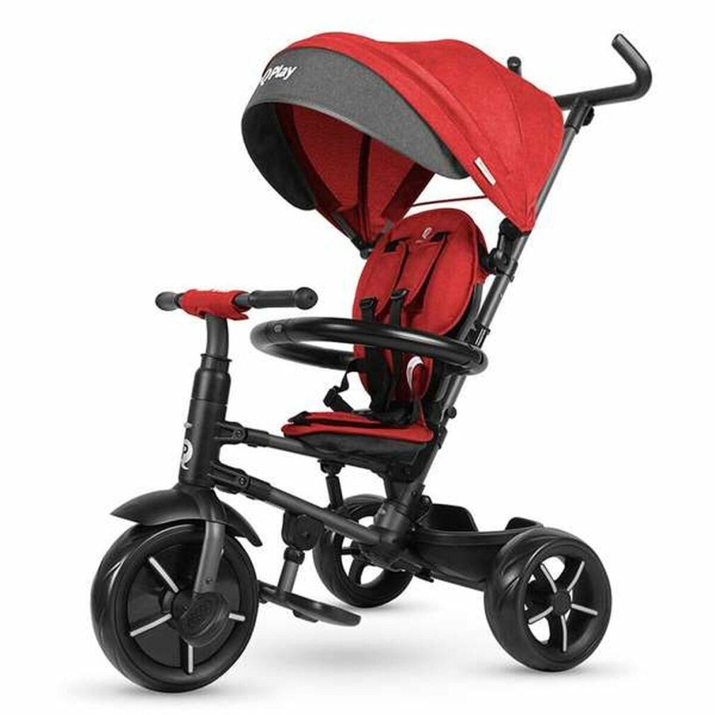 BRONEA® 6-in-1 Dreirad Ab 1 Jahr Mit Schubstange Kinderdreirad