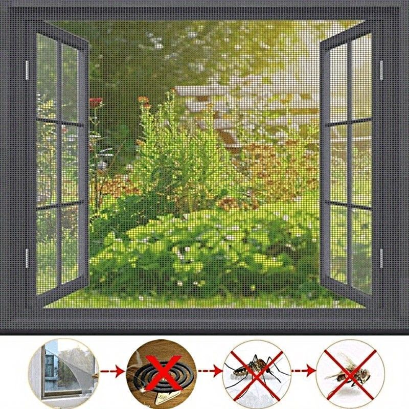4 mosquito nets for windows, 150 x 200cm fly screens for windows ...