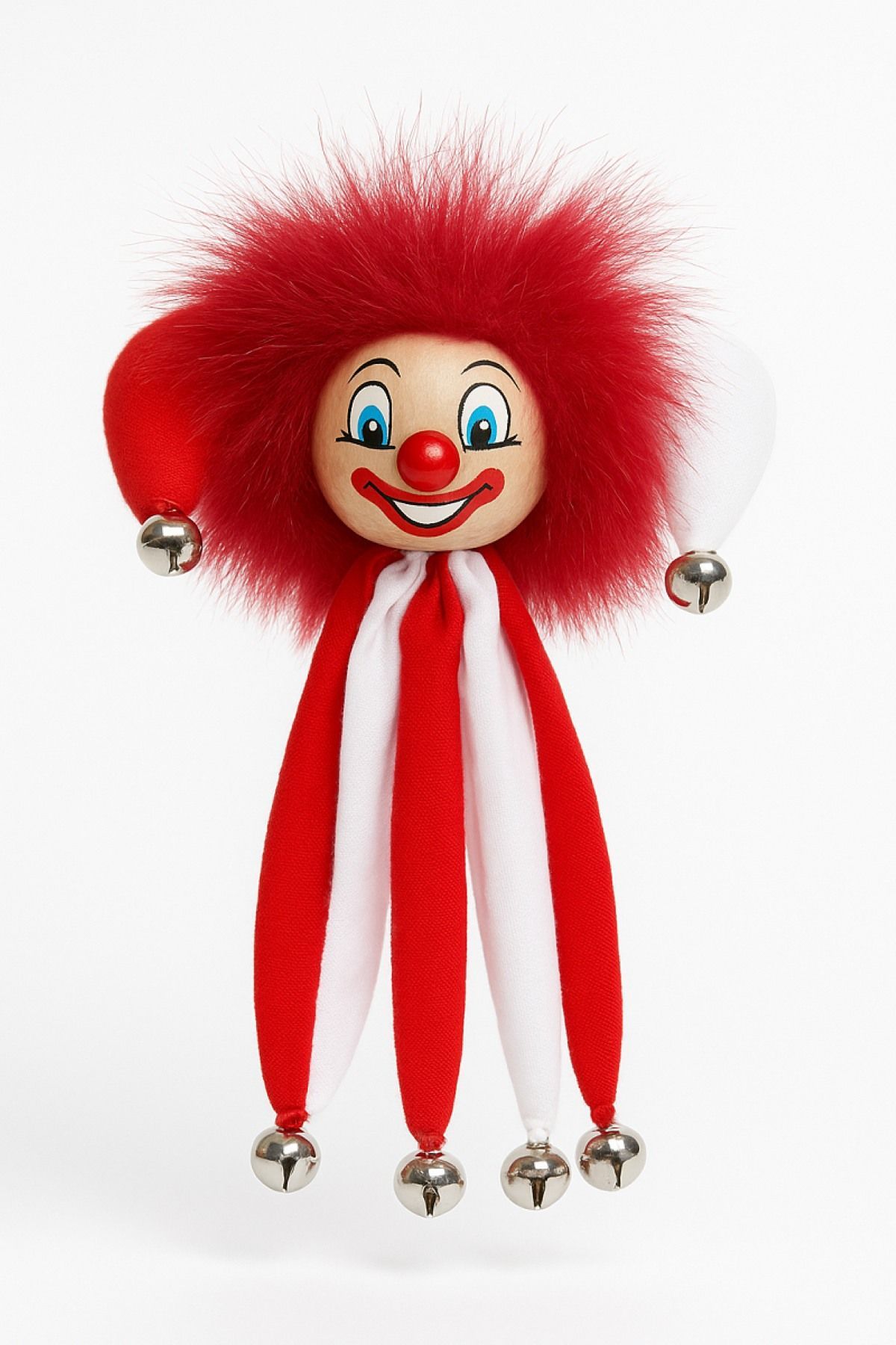 Clown Brosche rot/weiß Karnevalsbrosche Köln Zirkus Karneval Fasching ...