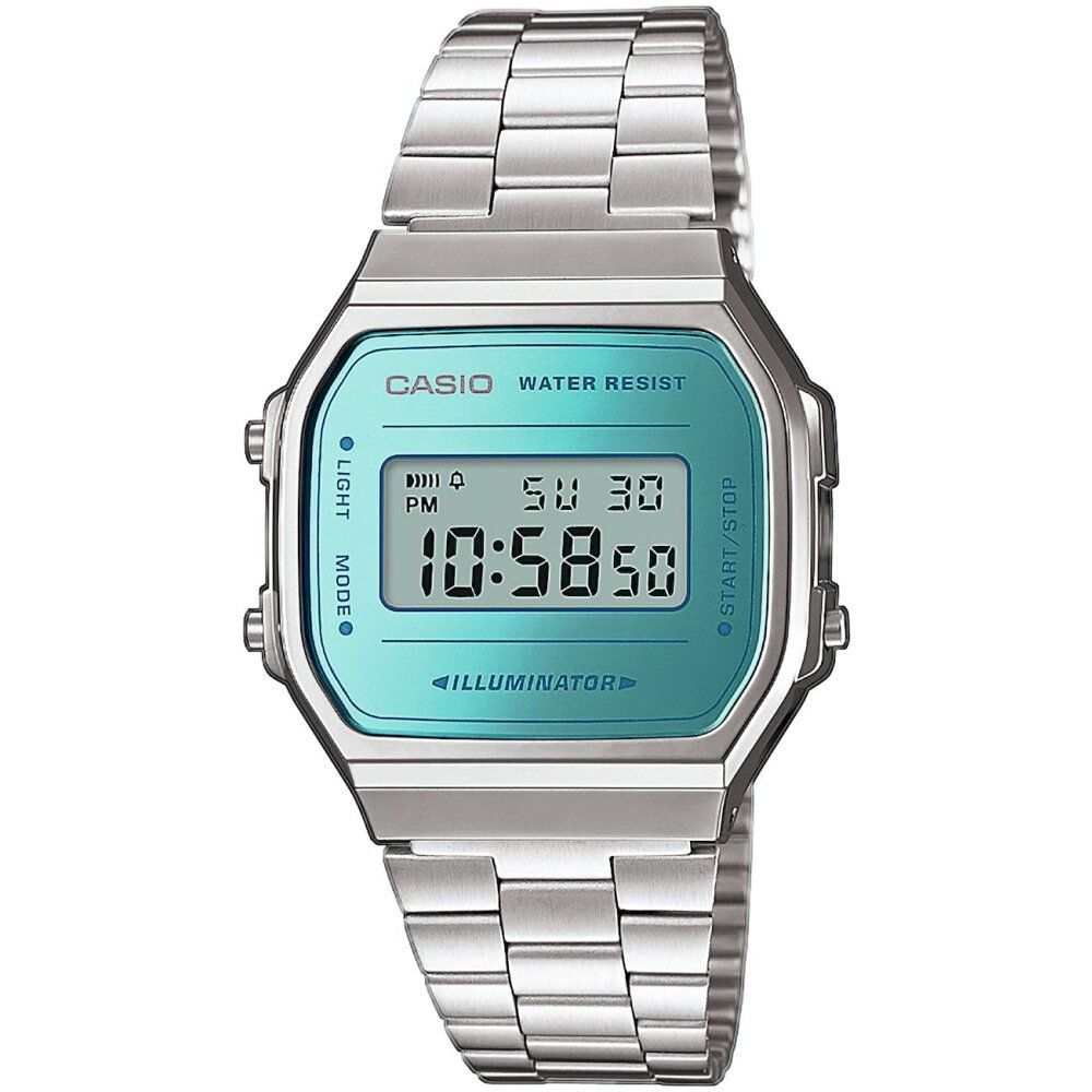 Casio Herren Armbanduhr Collection Digital Quarz Schwarz Resin W-96H