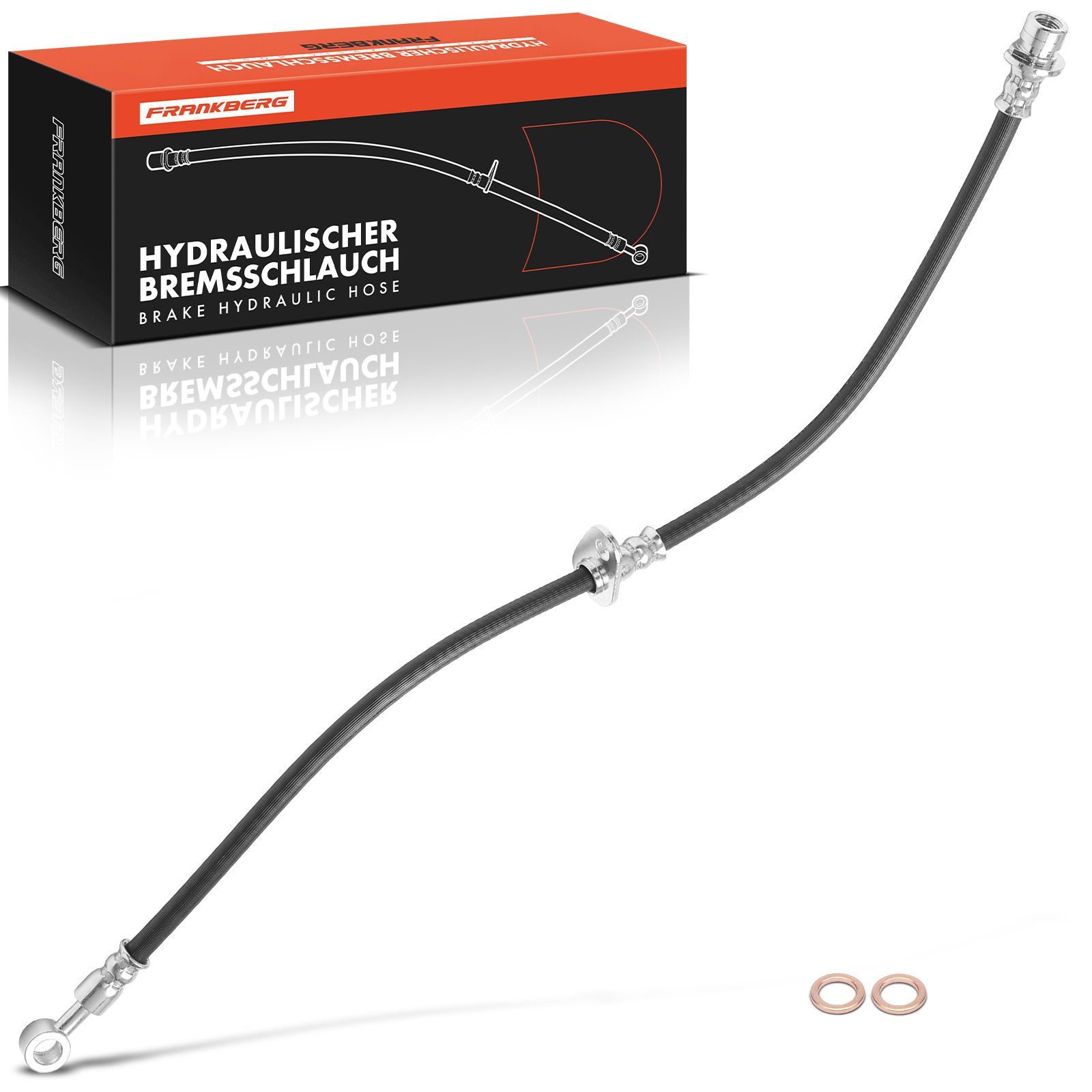 Frankberg 1X Bremsschlauch Bremsschläuche Vorderachse Links Für Honda Civic Ix Stufen