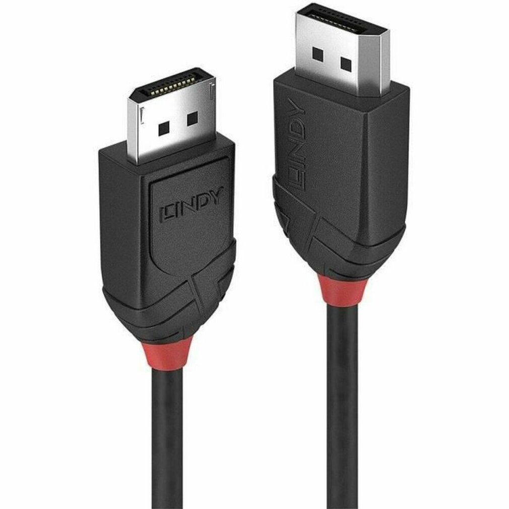 Lindy 1m DisplayPort 1.2 Cable, Black Line