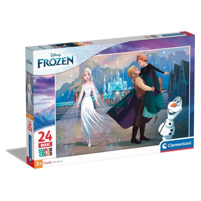 Clementoni S.p.a. Jungen Clementoni 24242 - Disney Frozen 2 / Die Eiskönigin 2 - 24 Teile Puzzle Maxi