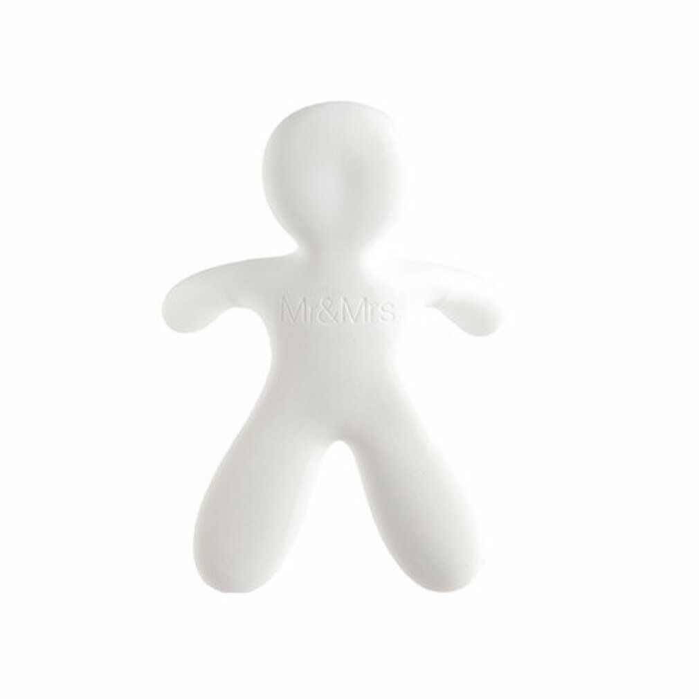 Mr&Mrs Fragrance Unisex Weiss Herr Frau Fragrance Cesare Lufterfrischer Weiß 6X4x8 Cm