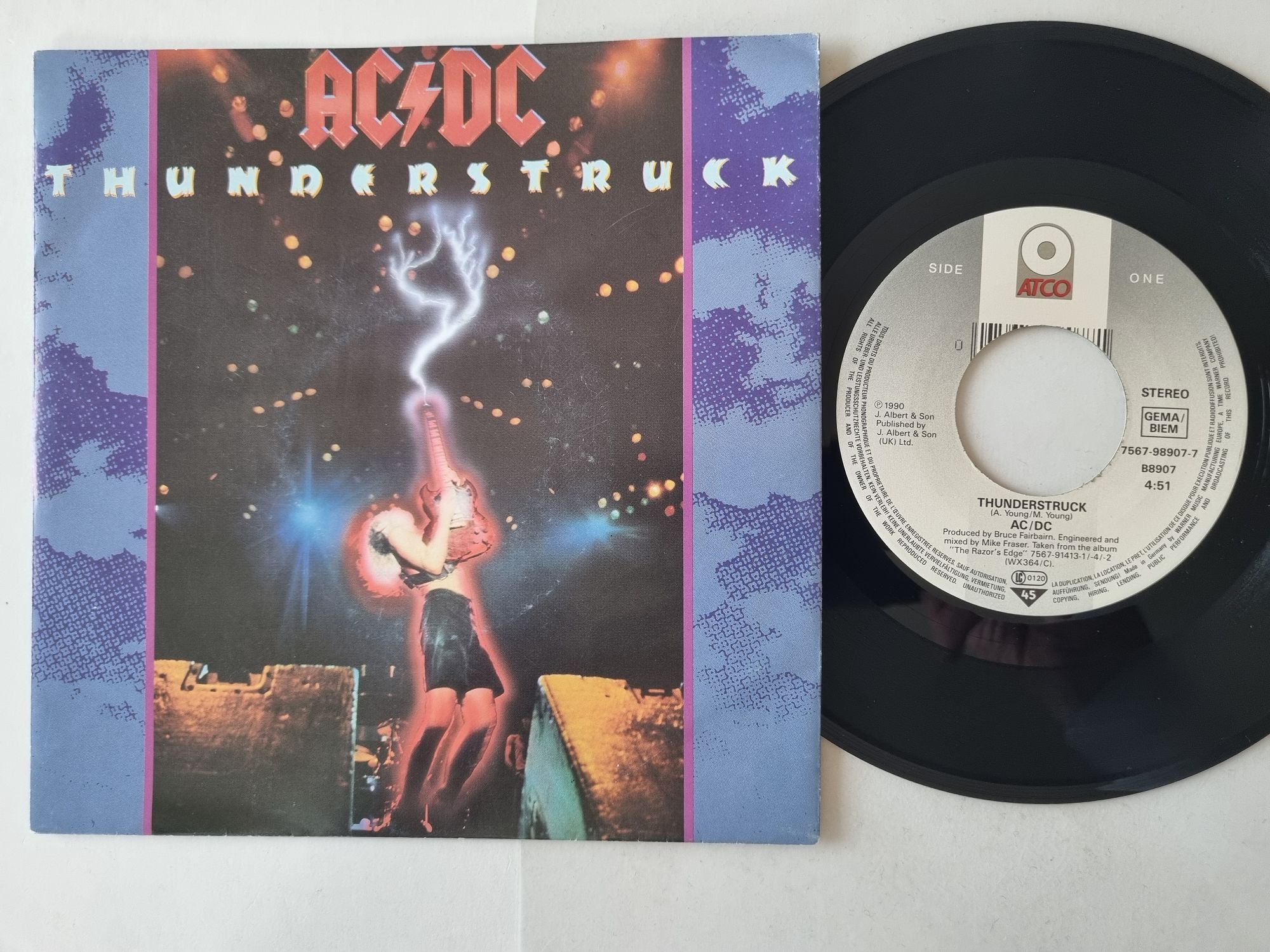 AC/DC - Thunderstruck 7'' Vinyl Germany gebraucht kaufen bei Hood.de