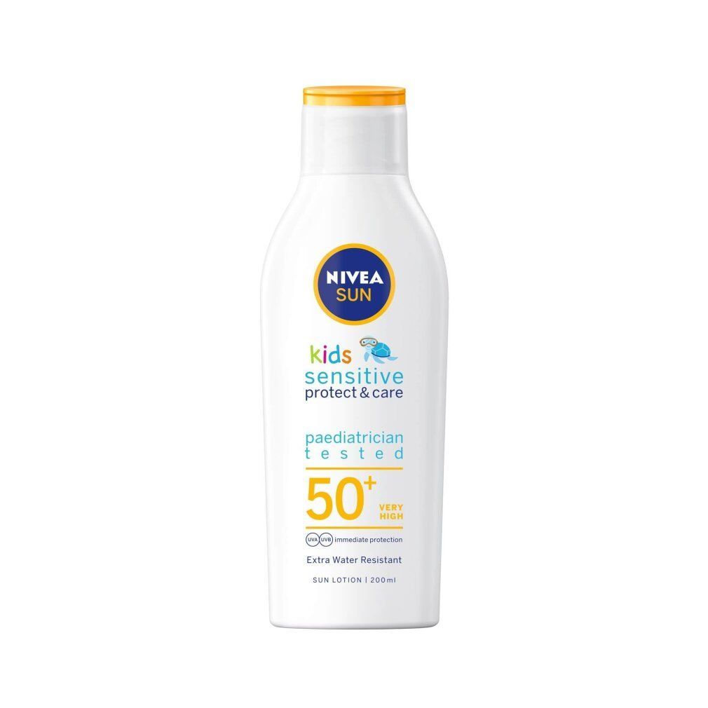Nivea Kindersonnenlotion Spf 50+ Sun Kids (Pure & Sensitive Sun Lotion) 200Ml