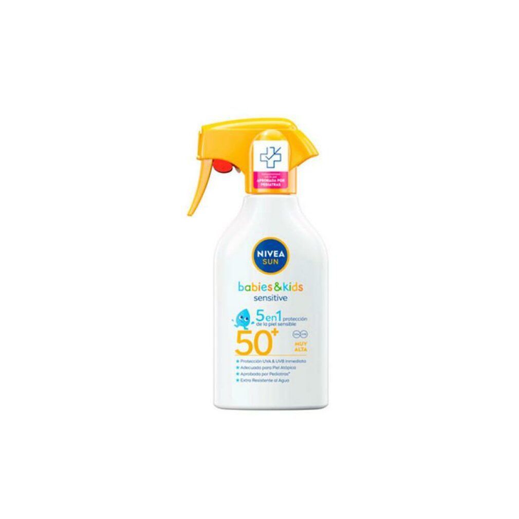 Nivea Sun Babies Y Kids Sensitive Spf50 Pistola 270Ml