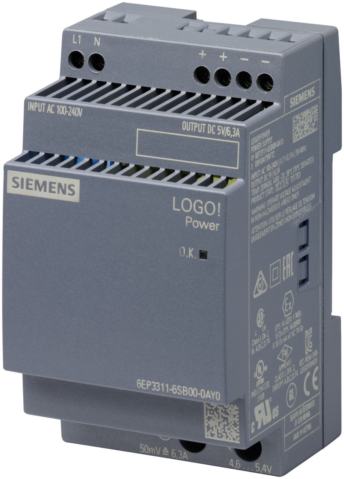 Siemens 6Ep3311-6Sb00-0Ay0, Indoor, Mehrfarben, Österreich, 230 G, 67 Mm, 73 Mm