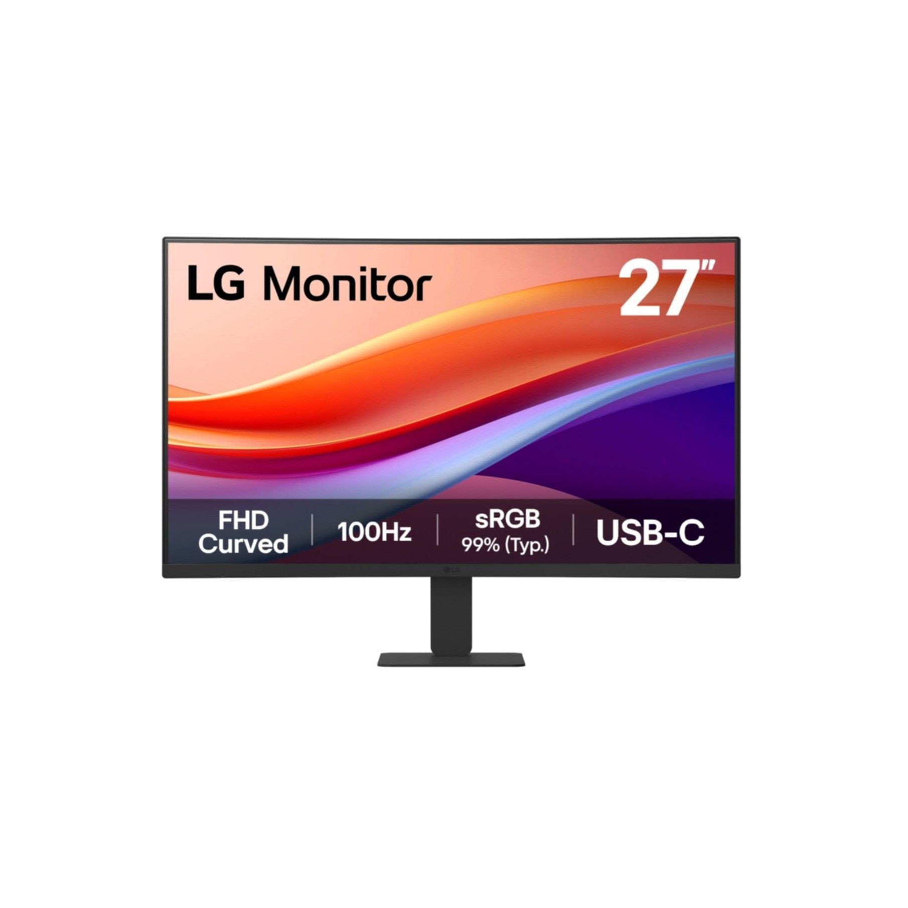 Lg Tft 27U421a-B 68.6 Cm (27)Hdmi, Sb-C, Urved