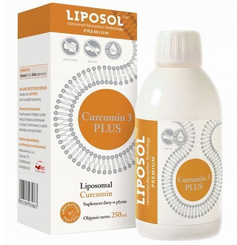 Medicaline Liposol Curcumina 3 Plus Sirup, 250Ml, Hochabsorbierendes Curcumin Für Unterstüt