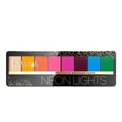 Eveline Cosmetics Professionelle Lidschattenpalette 06 Neon Lichter, 8 G