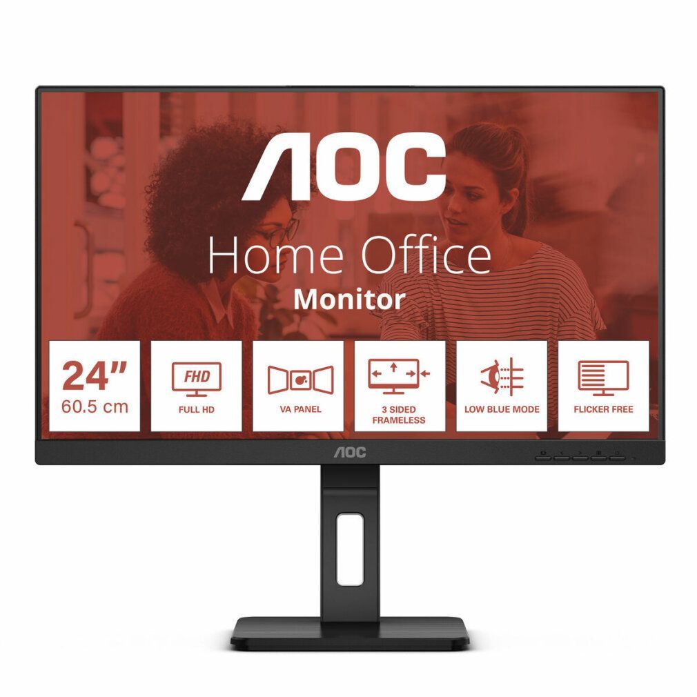 Aoc 60,5Cm (23,8") 24E3qaf, 16:09 Hdmi+Dp Ips Lift Black Retail