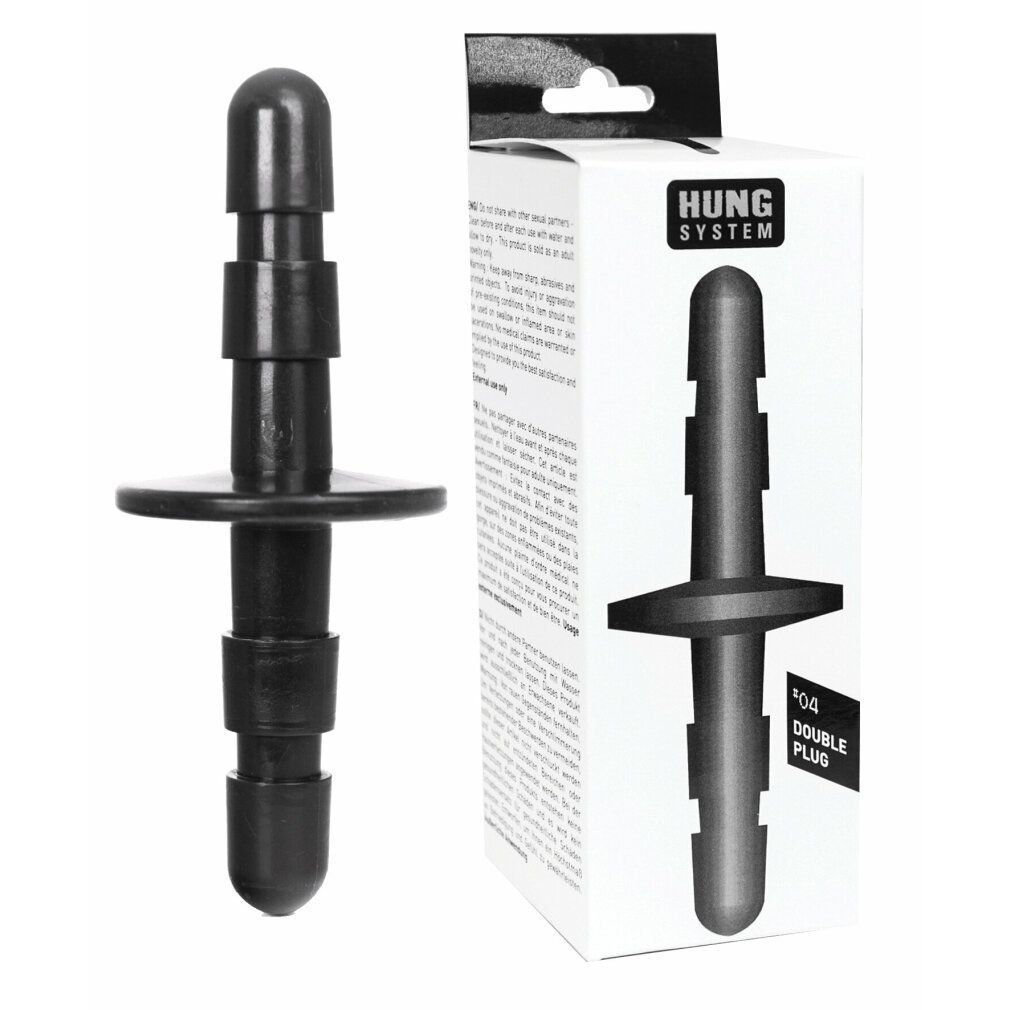 HUNG SYSTEM Double Insert/Double Plug black