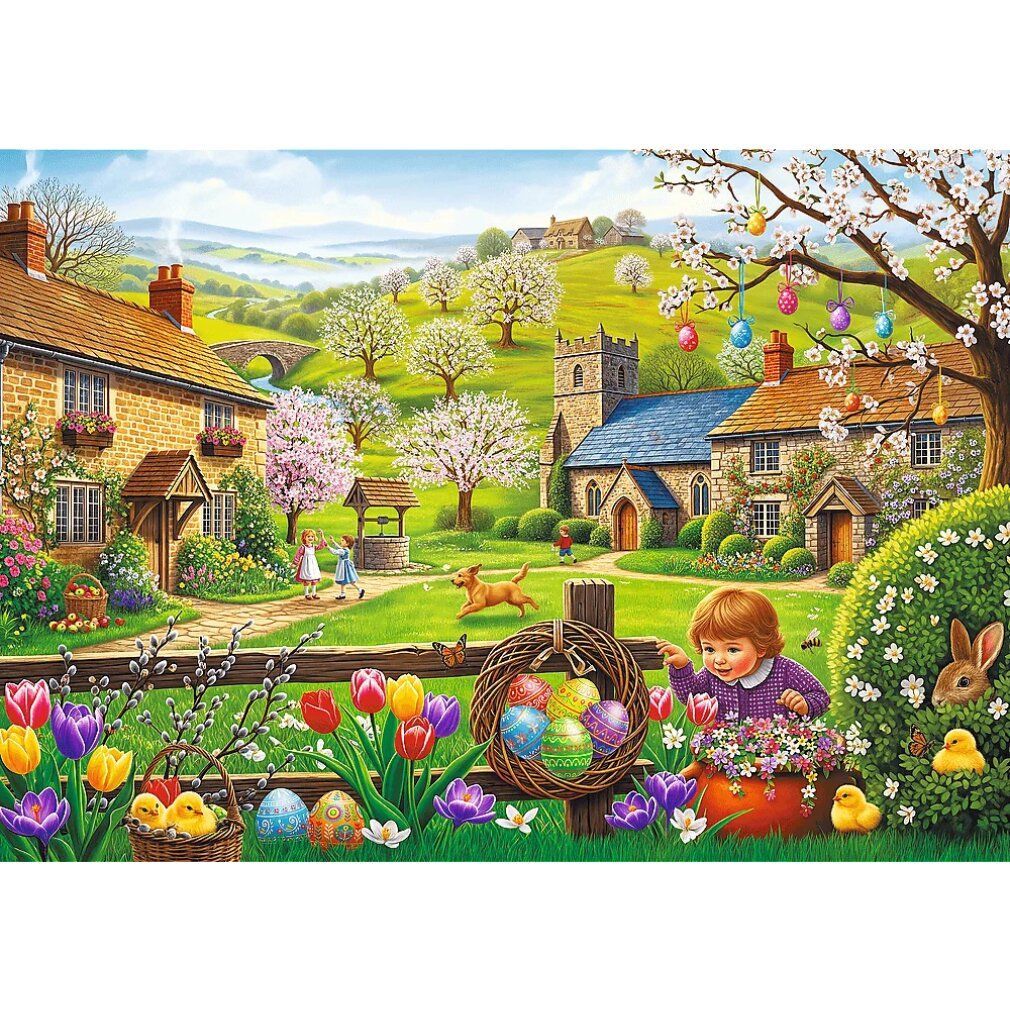 TREFL PUZZLE 1000 Ostereiersuche 10977