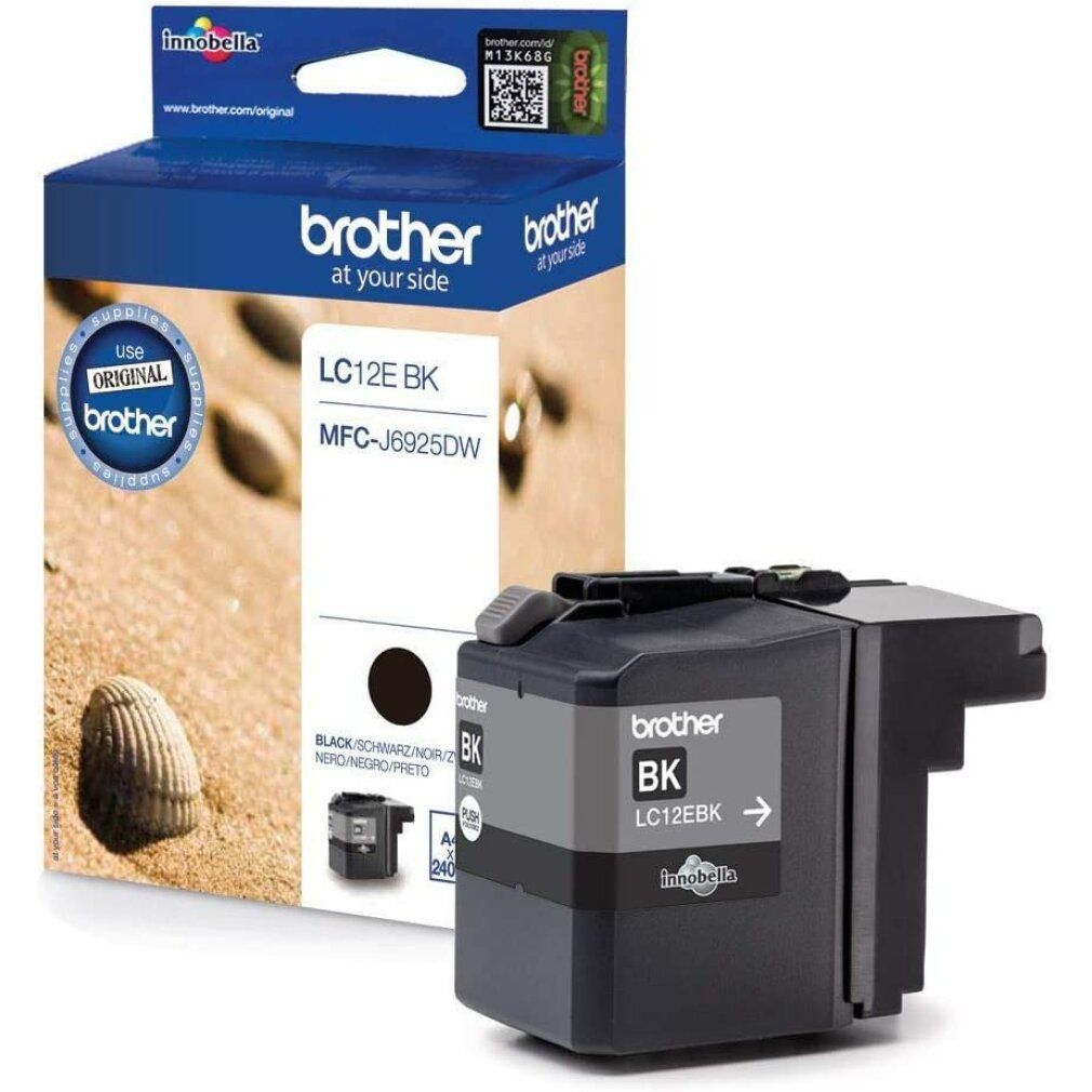 Brother LC12EBK ink cartridge 1 pc(s) Original Black