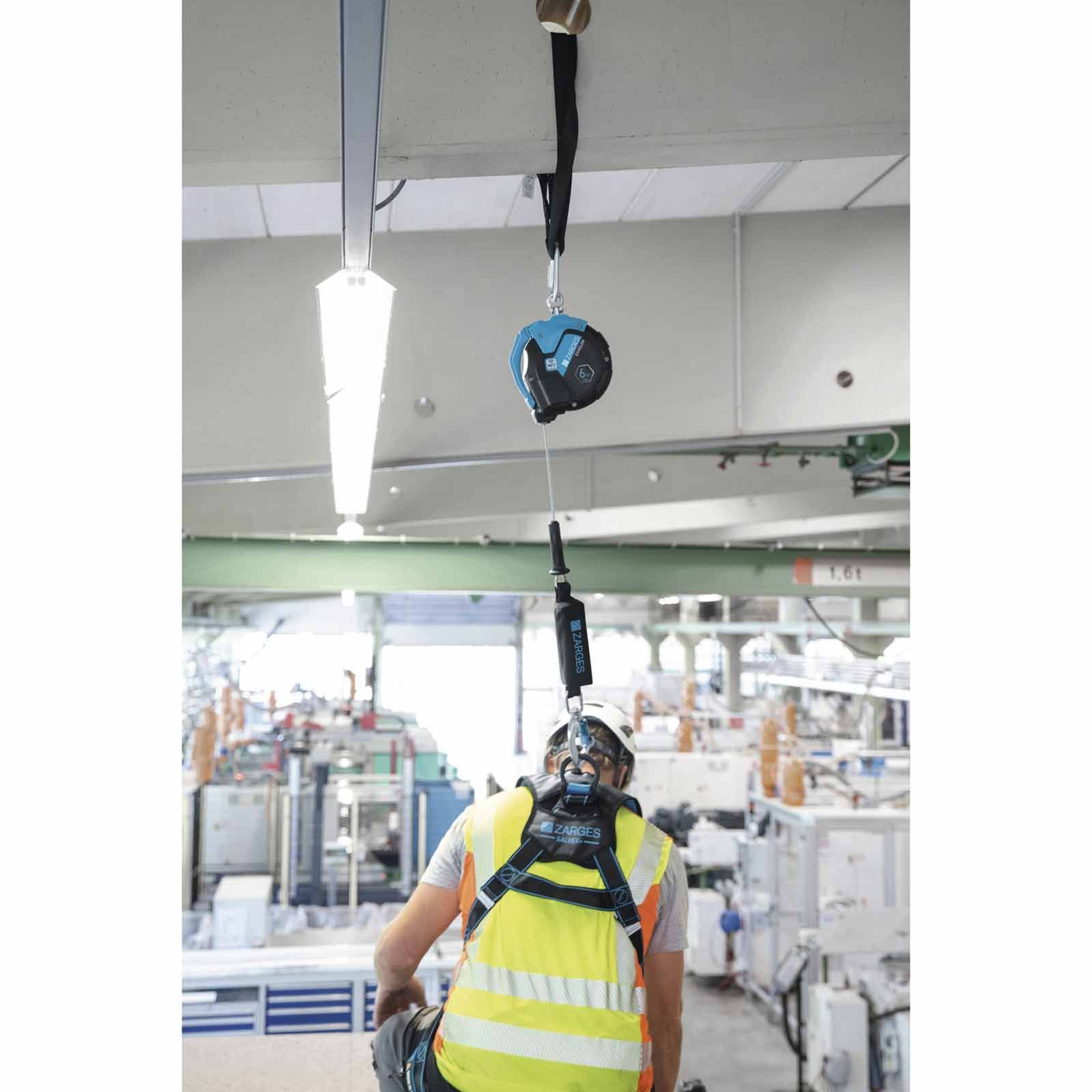Zarges Fall Protection Exhelon Hoehensicherunsgeraet mit Stahlseil ...