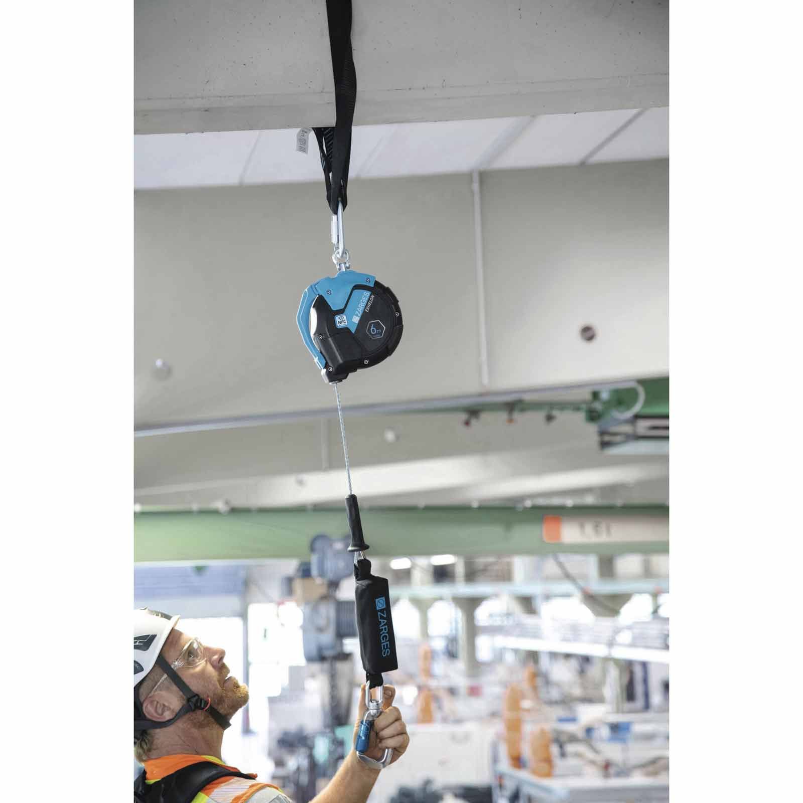 Zarges Fall Protection Exhelon Hoehensicherunsgeraet mit Stahlseil ...
