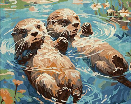 Otterpärchen