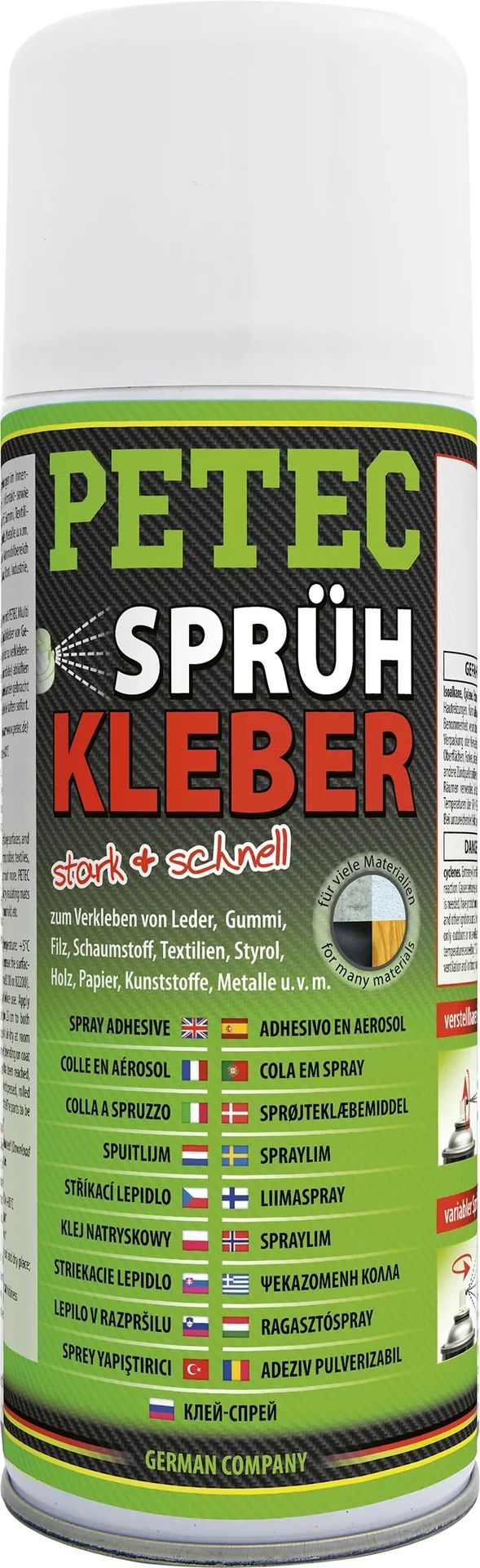 Sprühkleber 400 ml hohe Sofortklebekraft Innen Außenbereich