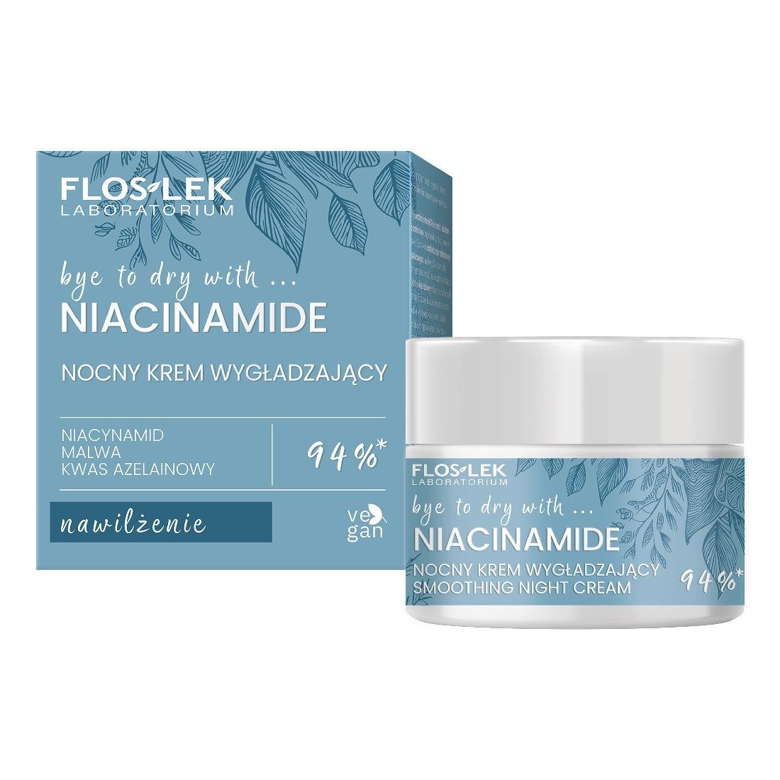 Floslek Nachtcreme Glättend, 50ml