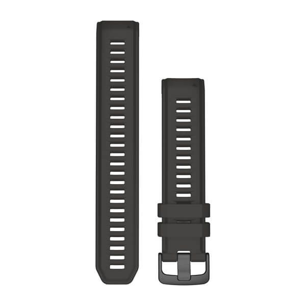 Garmin Ersatzarmband Instinct 22mm Silikon graphit
