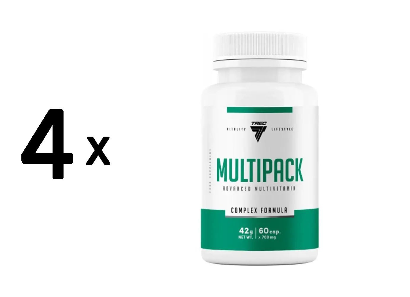 4 x Trec Nutrition Multipack (60 Caps)